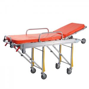  Aluminum Alloy First Aid Patient Transfer 160Kg Automatic Ambulance Stretcher Manufactures