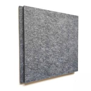  Gray Acoustic Absorption Panel 100% Polyester Fiber Manufactures