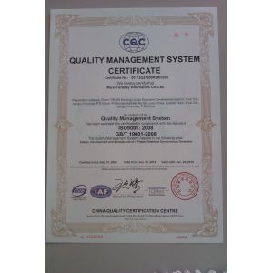 Wuxi Flourish Machinery Co., Ltd Certifications