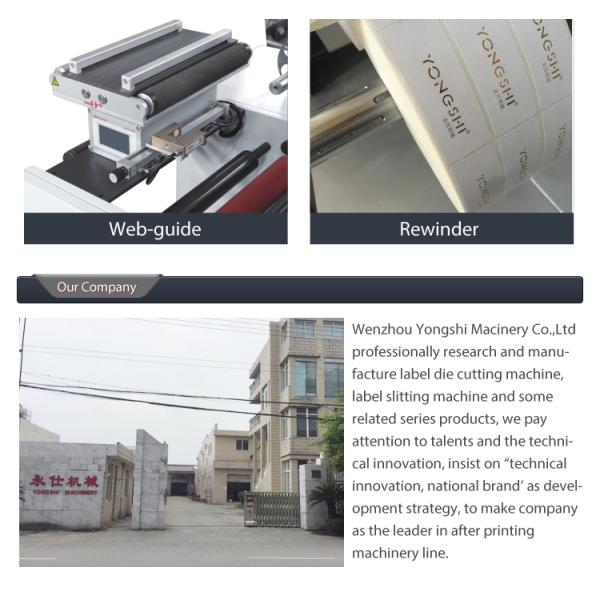 Roll Label Digital Die Cutting Machine Hot Stamping Rotary Die Making Machine
