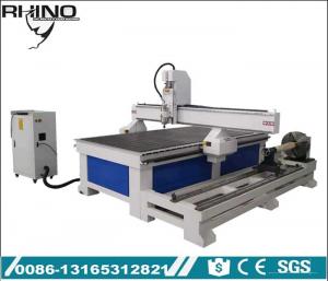  AC 380V 4 Axis CNC Router Machine , 3D Woodworking Industrial CNC Milling Machine Manufactures