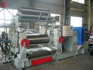 Bored Roll Rubber Two Rollers Mixing Mill , PVC Plastic rolling mill equipment