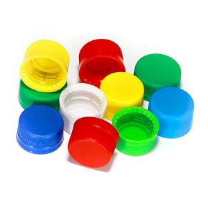 China Small Screw Plastic Water Bottle Caps 28mm 30mm For Drink Juice on sale