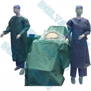 China Reinforced SBPP+PE / SMS / SMMS / SMMMS / SMF 20g - 60g C-Section Caesarean custom surgical packs ETO Sterilization on sale