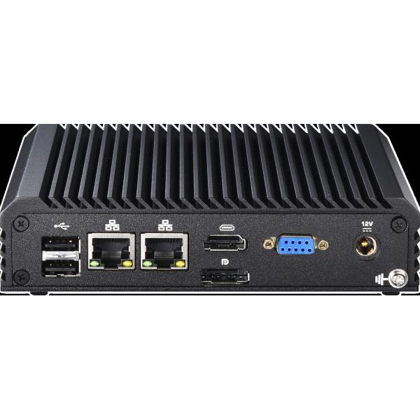 Dual COM Dual Lan Embedded Industrial PC J6412 Fanless Mini Desktop Computer, WiFi 6