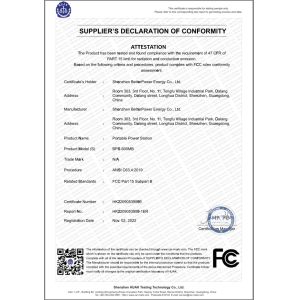 Jiangxi Zhuokai New Energy Technology Co., Ltd. Certifications