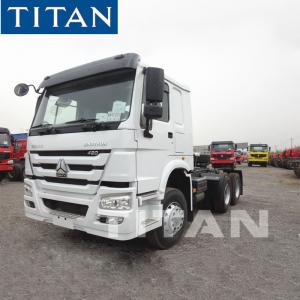 China TITAN most popular 371hp Sinotruk 6X4 Howo tractor truck head for sale on sale