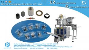  Tire valve cap accessories counting packaging machine with three counting hoppers Manufactures