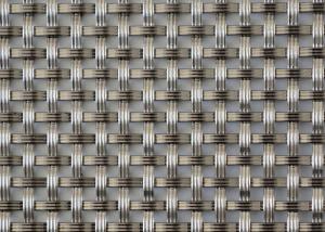  Decorative Crimped Woven Wire Mesh Cloth Wall Coverings SGS Manufactures