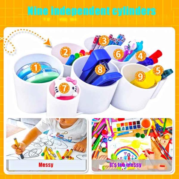 FDA Approved Multi Function Pen Holder ECO Friendly Container Box