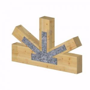 China Heavy Duty Wood Connector Hardware Metal Bracket for Timber Support Structure on sale