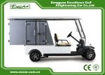 White 2 Person Golf Utility Vehicles With Closed Type Container