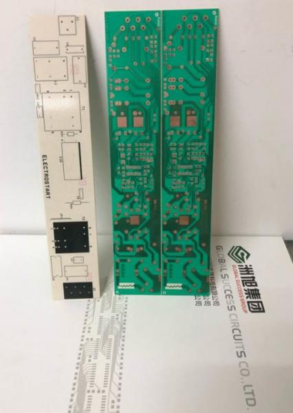 Quality 2 Layer High Temperature PCB Silkscreen Electronical Printed Circuit Board 1.6Mm for sale