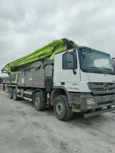  Second Hand Used Benz 56m Zoomlion Concrete Pump Truck 1370mm Feeding Height Manufactures