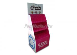  FMCG Cardboard Shelf Display , 3 Shelf Chocolate Point Of Sale Display Manufactures