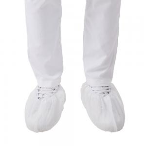  PP Non Slip Disposable Indoor Shoe Covers White 30gsm 35gsm 40gsm Manufactures