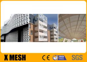  1 X 2m Perforated Metal Mesh Powder Coated Iso9001 Certificate For Balconies Manufactures