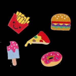  1" Iron on embroidery patches for garments Manufactures