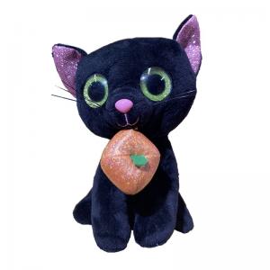  Talking Realistic Black Cat Halloween Stuffed Animal 0.18M 7.09ft Manufactures