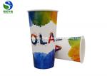 Odorless Biodegradable Single Wall Paper Coffee Cups PLA Lining Customized Cup