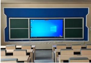 Intelligent Blackboard 86 98 Inch Large Display Android OPS Camera Mic Dual System With Teaching Software APP for University College Teaching use