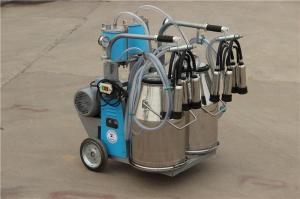  9JYT-8 Twin Buckets and Piston Pump Electric motor-driven mobile cow milking machine Manufactures