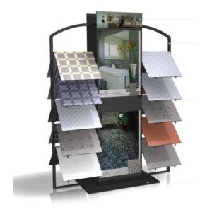 Buy cheap Simple retail two sided flooring display racks with printing, PVC foam for holds from wholesalers