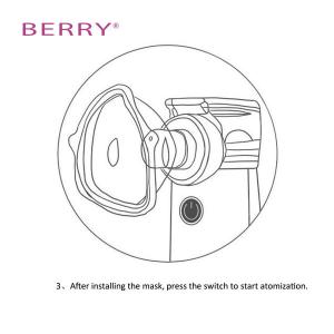  AA Battery USB Compressor Battery Powered Nebulizer Medical Manufactures