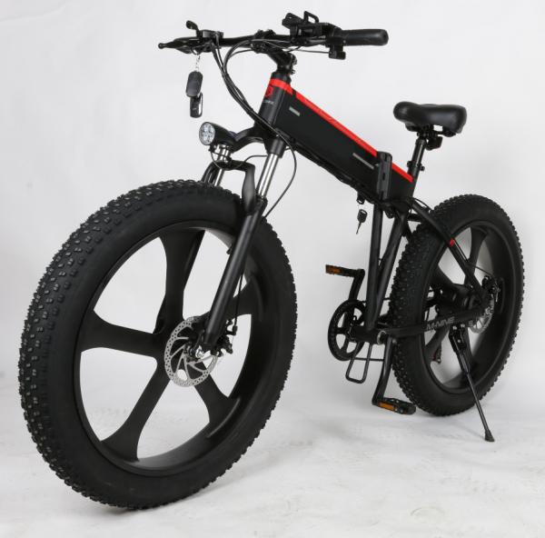 Quality Electric Bike 26 Inch 48v 1000w Fat Tire Mountain Snow Ebike Folding Electric Bicycle for sale