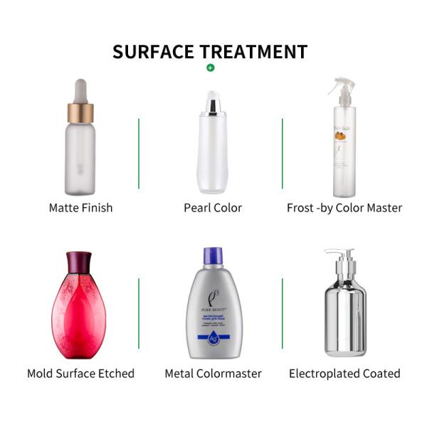 550ML 18.3OZ Turquoise Color Transparent Plastic Packaing Empty Bottle For Shampoo