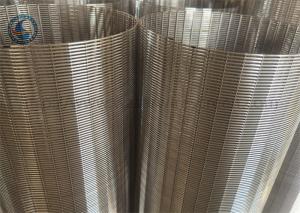  25 - 1027 mm Diameter Water Well Wire Wrapped Screen For Sand FIlter Manufactures