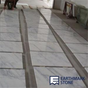 China Bianco Carrara White Marble Tile on sale