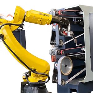  Automated Fast Grinding Robot Grinding Machine In Faucets Manufactures