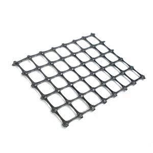 China Polypropylene Plastic PP Biaxial Geogrid PE Uniaxial Geogrid For Road Construction on sale