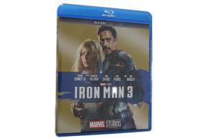 China Iron Man 3 Blu-ray Movie DVD Action Adventure Sci-fi Drama Series Movie Blu-ray DVD For Kids Family on sale