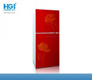 VCM Red Top Freezer Refrigerators CE Mute 6 Cubic Feet Fridge Double Glass Door Manufactures