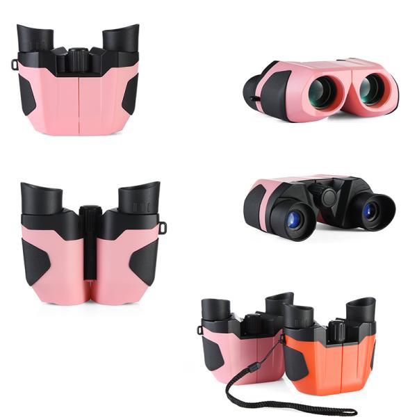 Foreseen Colorful Compact Rubber Eyecup 8X21 Kids Binocular Telescope For Outdoor Activities