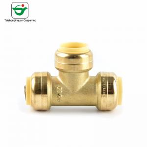 China DIN8077 DIN8078 1''X1''X1'' Brass Equal Tee Pipe Fitting on sale