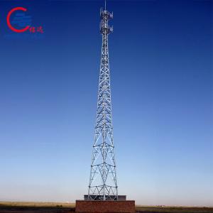 China HDG OEM Octagonal Antenna Mast Tower Telecommunication Radio Tower on sale