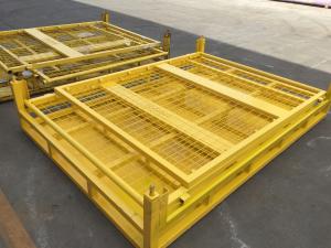  Foldable Wire Container Storage Cages Warehouse Material Handling Manufactures