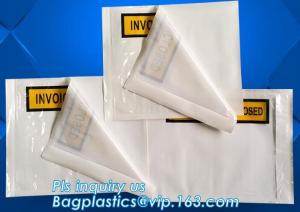  Clear Adhesive Back, Packing List / Shipping Label Envelope Pouches, seal envelope courier bag express custom mailing ba Manufactures