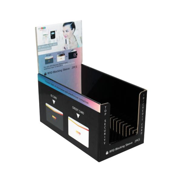 Matte Varnishing F Flute Corrugated Display Stand For Blister Pack