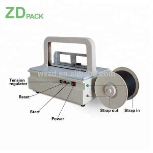 Small Auto Table Strapping Machine Electronics Packaging Table Banding Machine