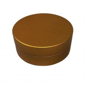 China 80*34mm Child Resistant Round Metal Tin With Lid Food Packaging on sale
