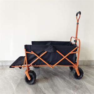 China Outdoor OEM Wheel Customized Color Picnic Shopping Trolleys Folding Wagon on sale