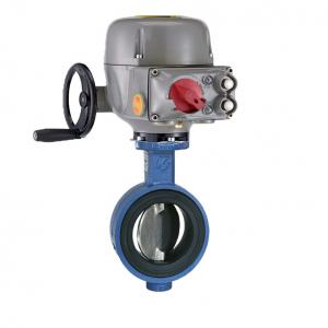  Control Valve Keystone Butterfly Valve With Electric Actuator EPI2 For Heavy Industrial Chemical Petrochemical Plants Manufactures