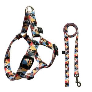 China No Pull Dog Harness Set Adjustable Designer Dog Harness Leash Set on sale