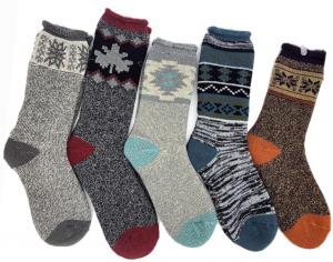  Outdoor Funky Mens Socks Jacquard Melange Boots Socks Ladies Manufactures
