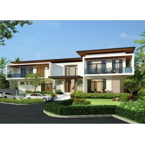 Buy cheap Easy Build Light Steel Prefab Villa High Performance Glass Wool Insulation With from wholesalers