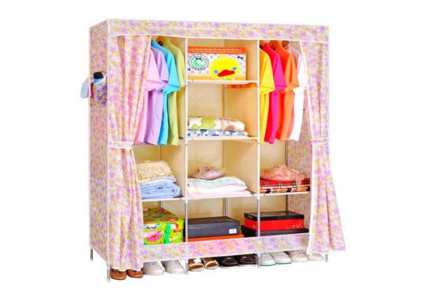 Quality Bedroom Design Foldable Plastic nonwoven Portable Dustproof for wardrobe cabinet for sale